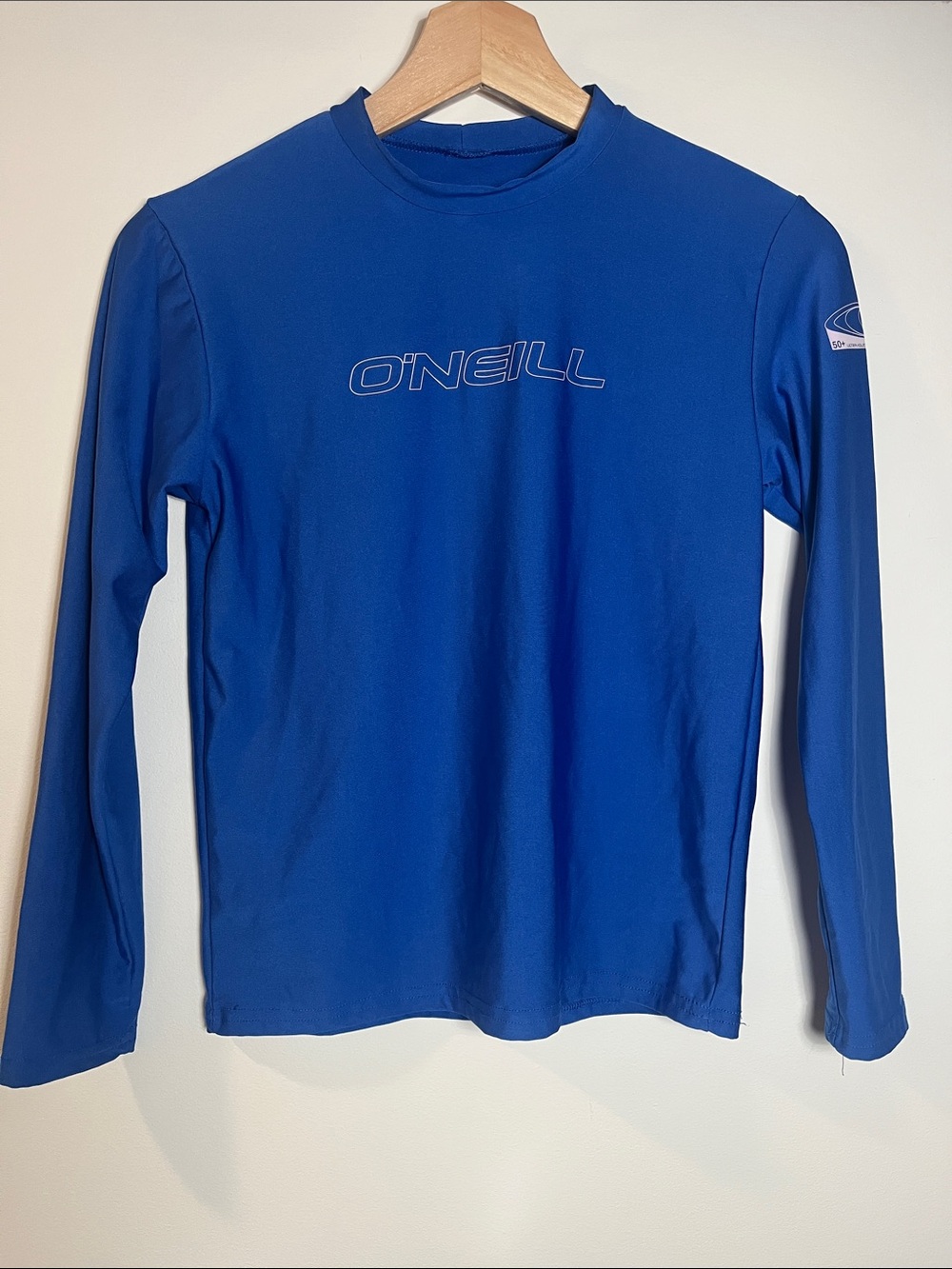 O'Neill Royal Blue Long-Sleeve Surf Rash Guard 50+ Ultraviolet Protection